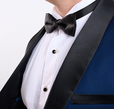 smoking azul con pantalon azul