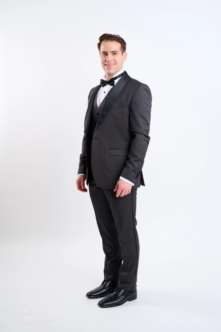 Smoking gris oxford 3 pz