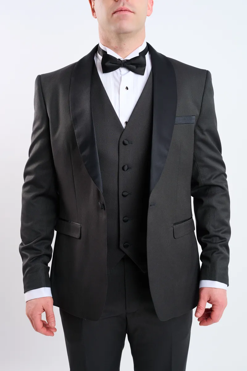 Smoking gris oxford 3 pz