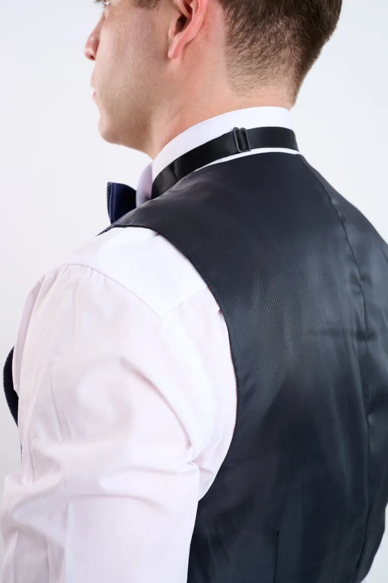 Smoking gris azul turco