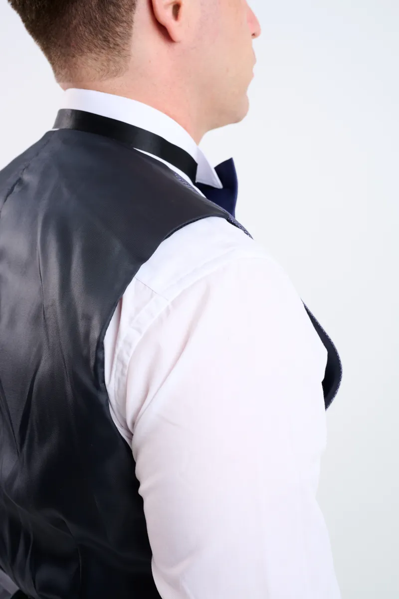 Smoking gris azul turco