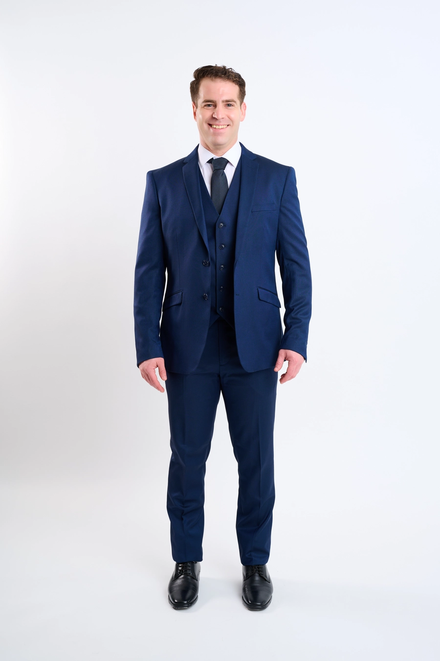 Traje azul marino 3 pz