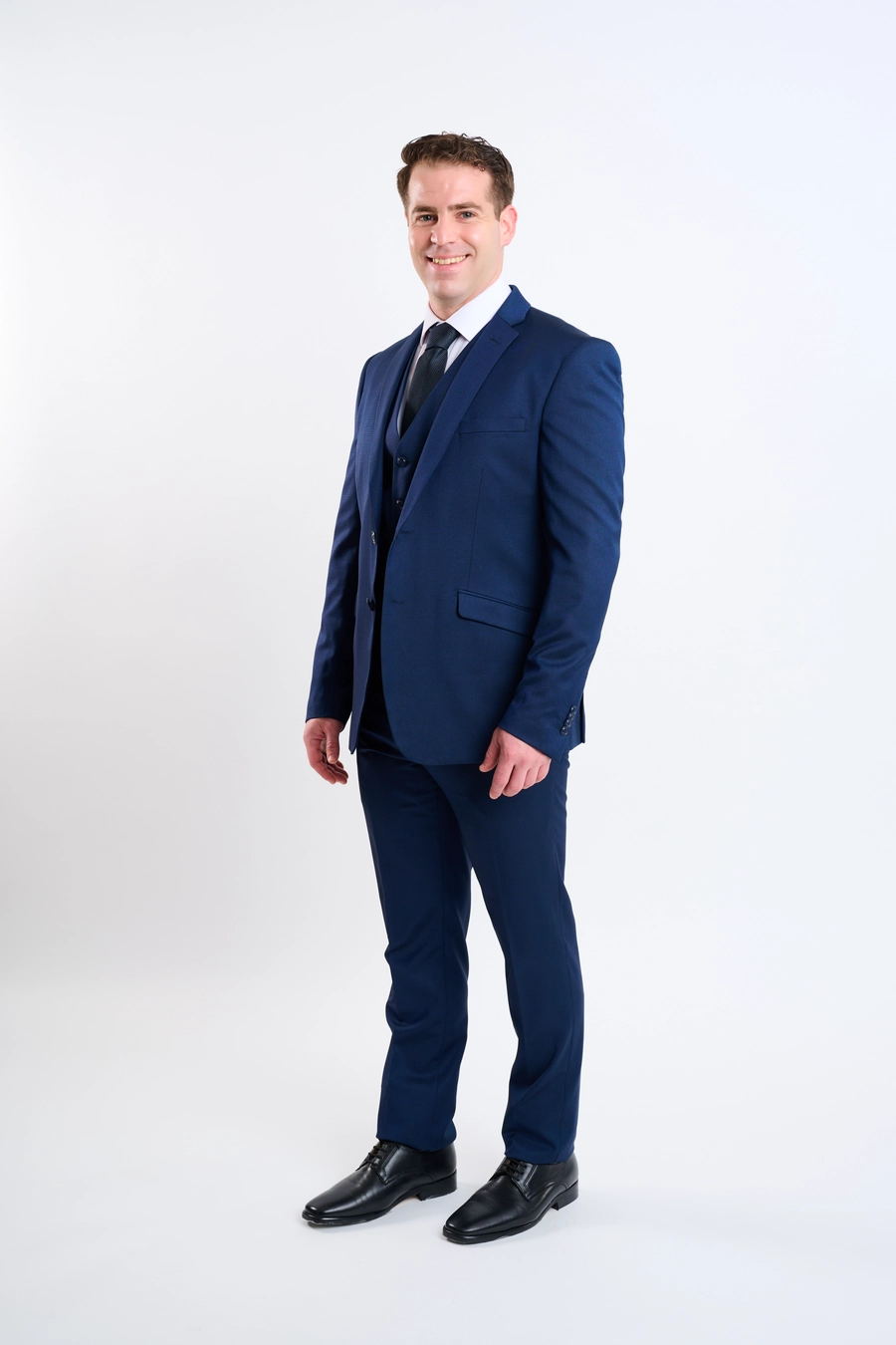 Traje azul marino 3 pz