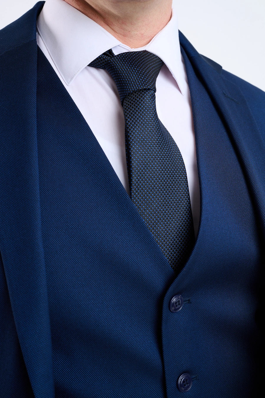 Traje azul marino 3 pz