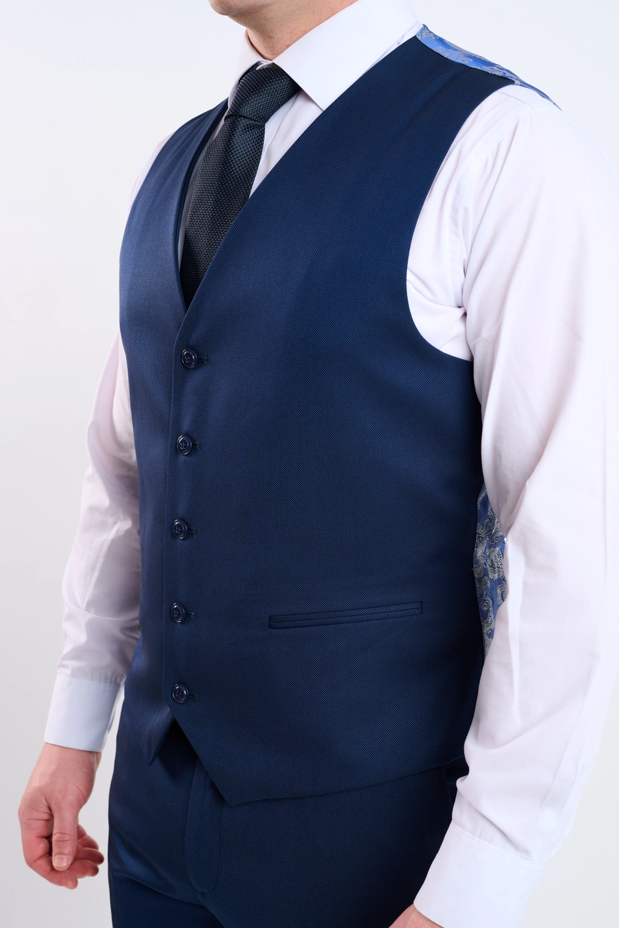 Traje azul marino 3 pz